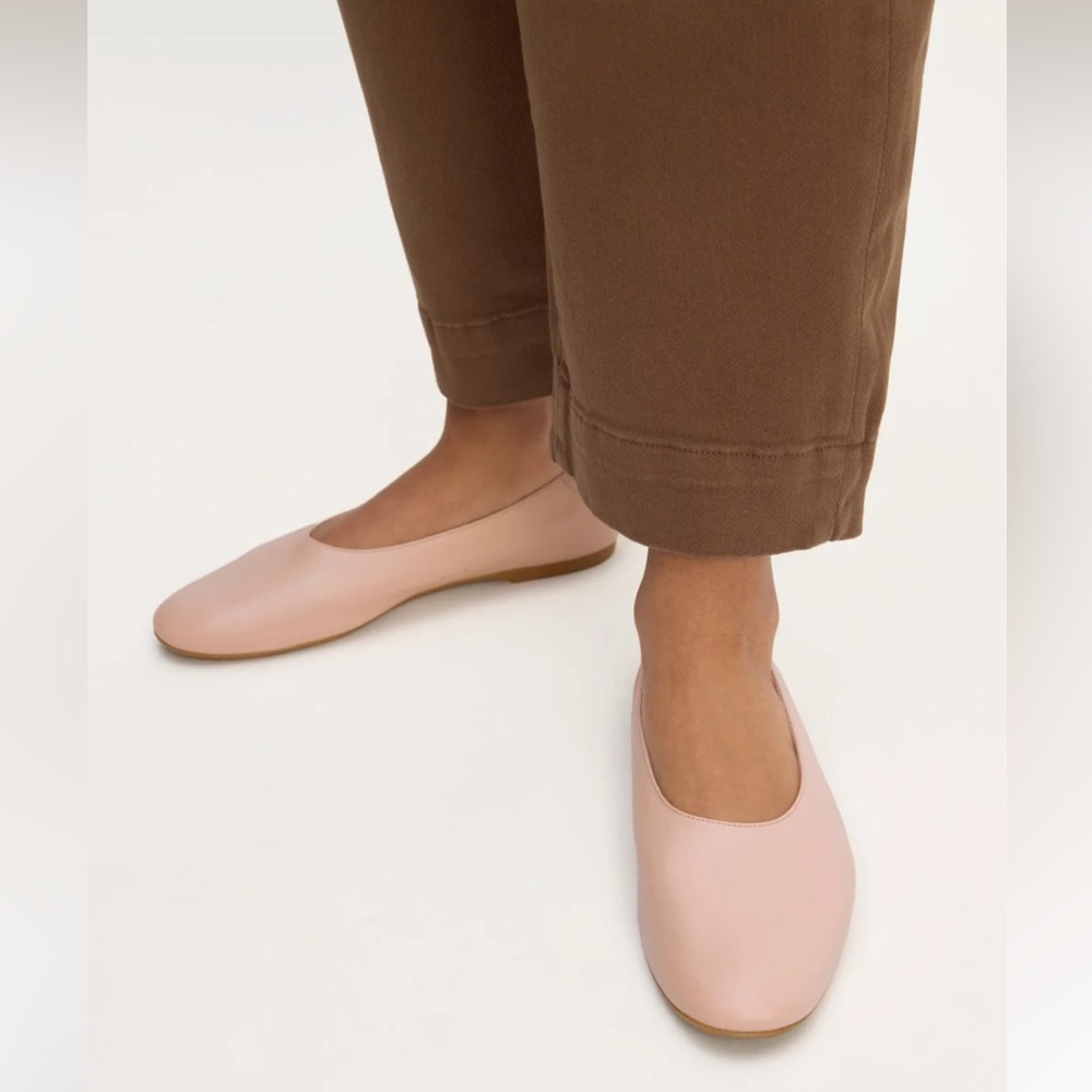 Light Pink Neutral Everlane Day Glove Ballet Flats